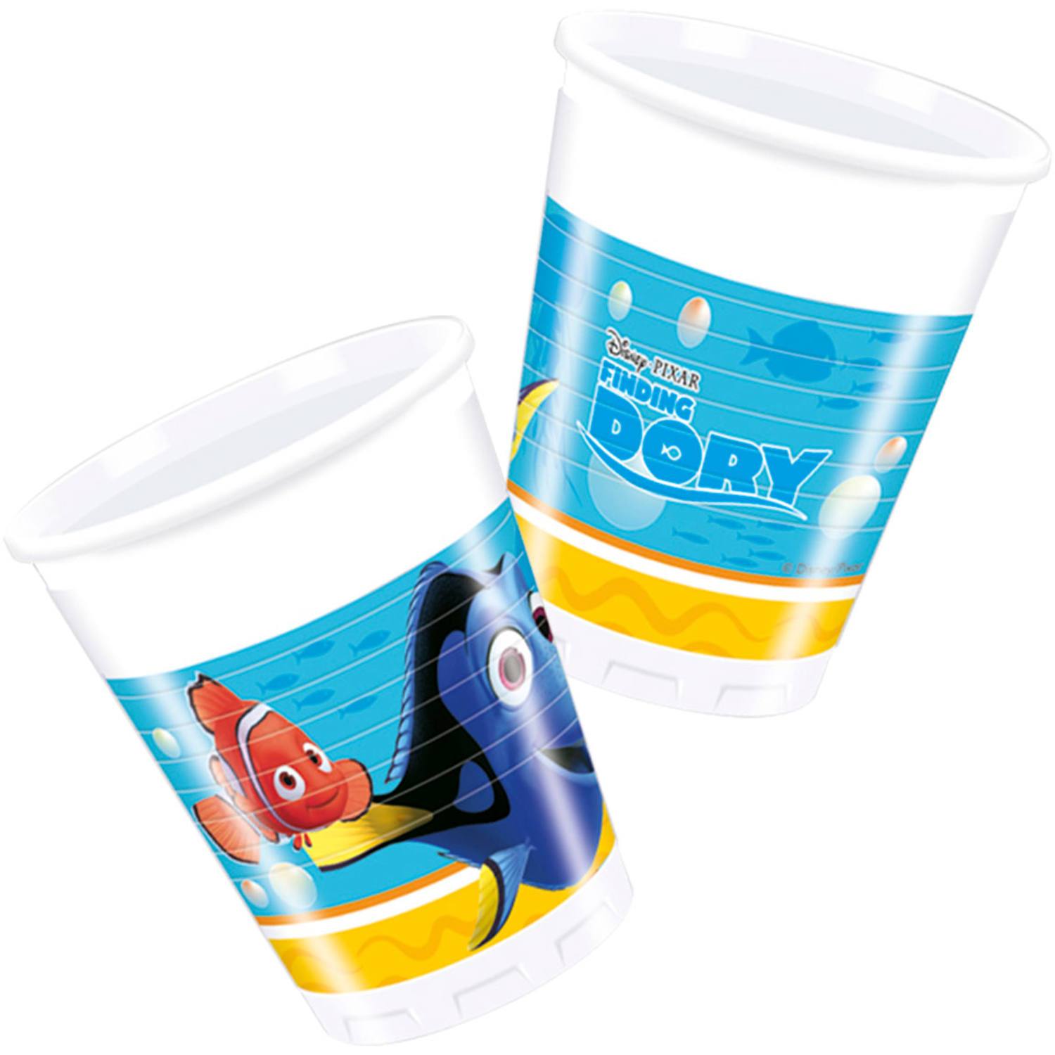 Finding Dory Plastic Cups 8Pcs