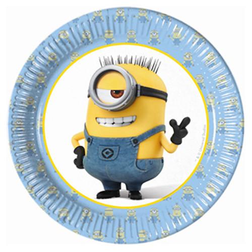 Minions Paper Plates 7In