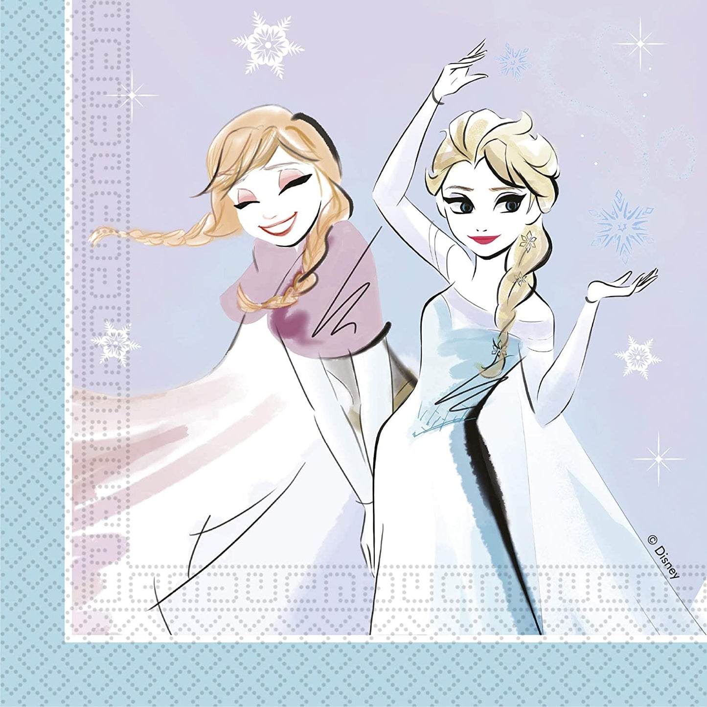 ديزني ملكة الثلج مناديل ورقية للحفلات
