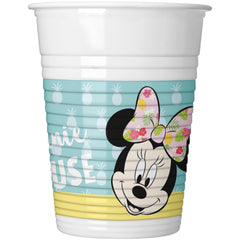 minnie tropical plastic cups