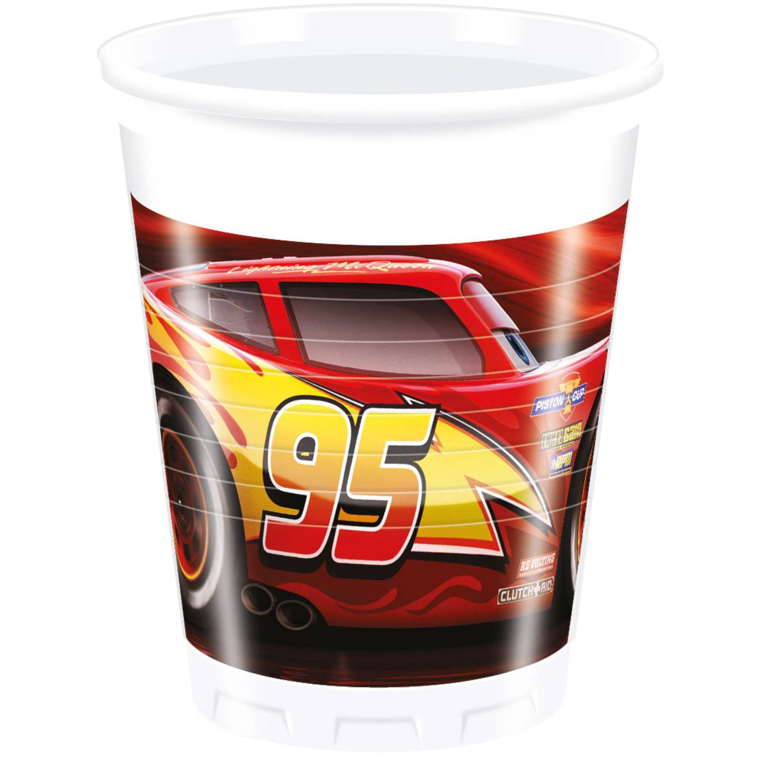 cars the legend of the track plastic cups