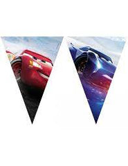 cars the legend of the track disney triangle flag banner