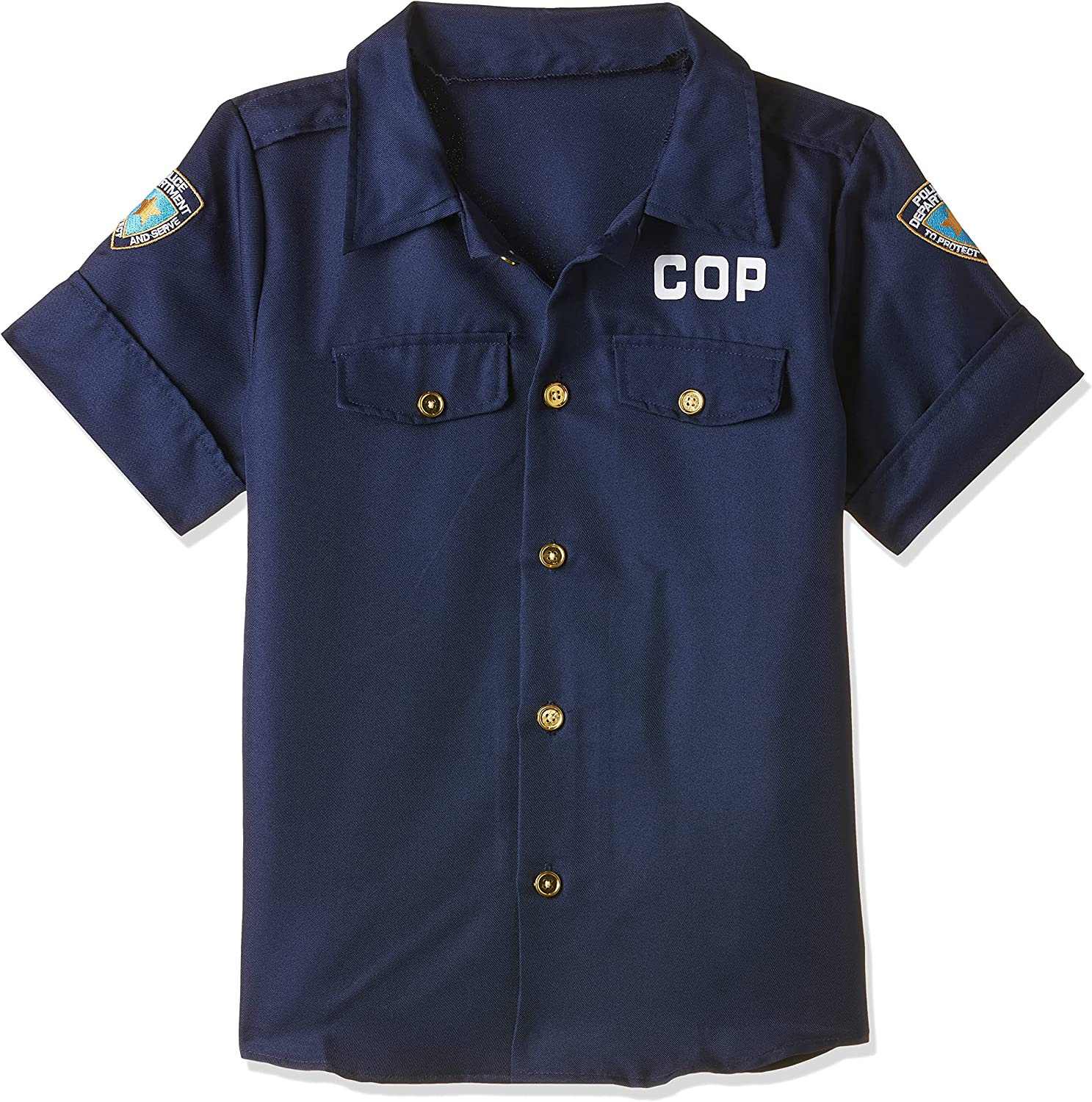 قميص الشرطة - لبس تنكري للاطفال