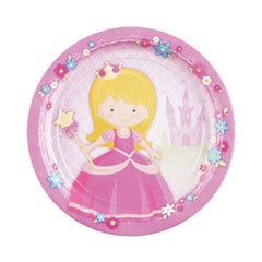 my princess paper plates 9in 8pcs