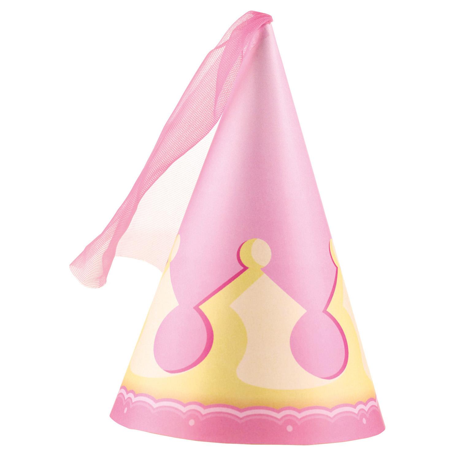 my princess party hats 4pcs