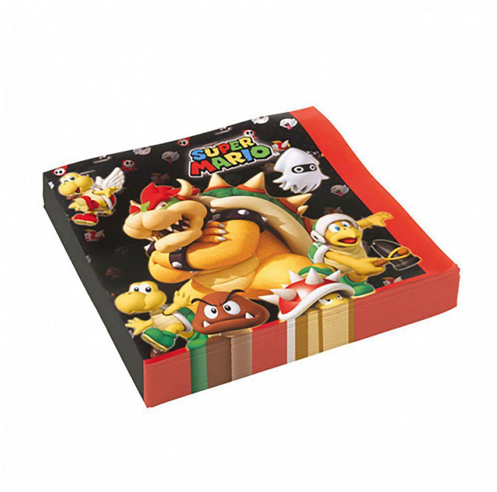 super mario lunch napkins 20pcs