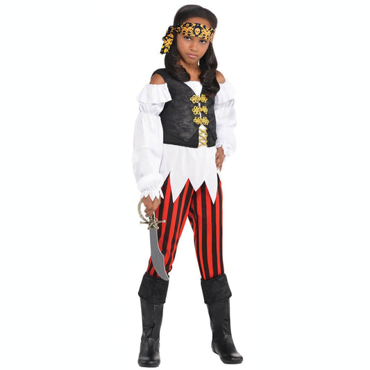 Child Pretty Scoundrel Pirate Costume Costumes & Apparel - Party Centre