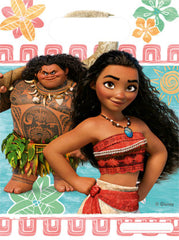 moana plastic party bags 6pcs