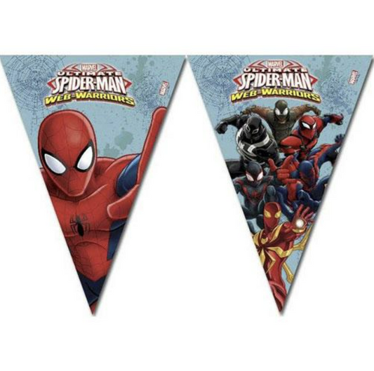 Spiderman pennant flag