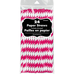 apple red paper straw low count