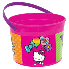 hello kitty rainbow favor party container