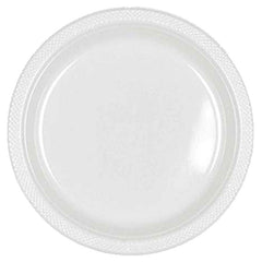 white plastic plates 10 25in 20pcs